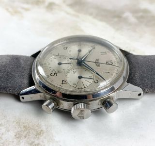 Vintage Heuer Pre - Carrera Chronograph 38mm Ref.  2447 Wristwatch NR Valjoux 71 6