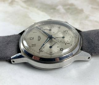 Vintage Heuer Pre - Carrera Chronograph 38mm Ref.  2447 Wristwatch NR Valjoux 71 7