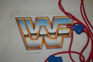 WWF Ring Wrestling Superstars Sling Em Fling Em Wrestling Ring Vintage 3