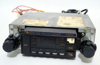 Vintage Car Stereo Cassette Player AM/FM Nakamichi TD - 800 for fix/parts 9