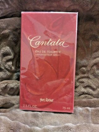 Vintage Perfume Yves Rocher Cantata Spray 75ml 2.  5floz Eau De Toilette Nib