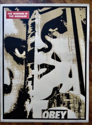 Shepard Fairey Obey Giant Samuel 1999 Rare Signed Numbered Screen Print 27/140