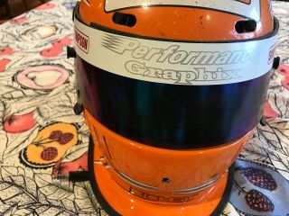 Extremely Rare Lyn St.  James Race Helmet Worn at 2000 Indianapolis 500 7