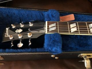 2012 Gibson Hummingbird Guitar Ebony Custom Very Rare w LR Baggs Pick Up & OHSC 4