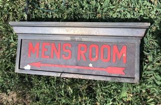 Vintage Restroom Lighted Sign Men’s Room