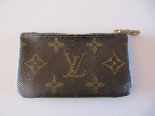 Vintage Louis Vuitton Paris Monogram Key Cles Pocket,  Card Holder,  Coin Purse