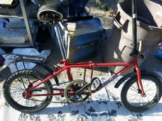 Dahon Vintage Folding Bike Red Rv Travel Fold Up Bicycle Buy Now