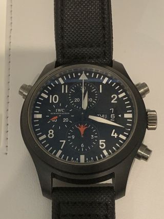 IWC Top Gun - Split Second Double Chronograph - IW379901 - RARE and 7