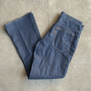 Vintage Levis 646 Bell Bottom Flared Jeans Deadstock Dark Denim 34x32 70s 80s