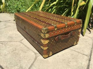 LOUIS VUITTON Cabin trunk Monogram Steamer Trunk chest purse bag LV 4