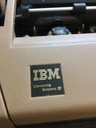 Vintage IBM Selectric III Correcting Electric Typewriter 1980s 2