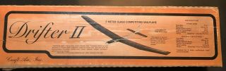 Craft Air Drifter Ii Vintage Sail Plane Kit From The 70 