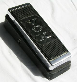 1968 VOX Clyde McCoy Script bottom WAH WAH Made in Italy in the box 68 Rare 9