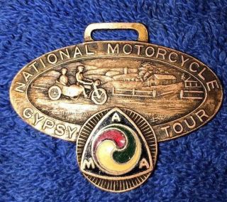 Vintage 1926 - National Motorcycle Gypsy Tour Perfect Score Medal