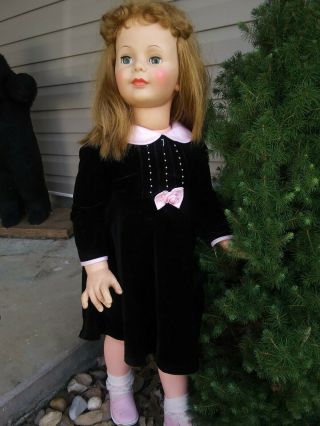 Vintage Ideal Dark Blonde Patti Playpal G - 35 Doll