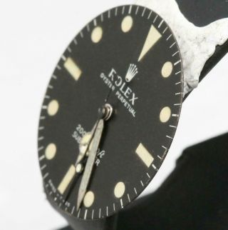 Rare & Collectable 1960 ' s Rolex Ref 5513 SUBMARINER Meter First Dial with Hands 6