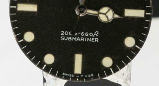Rare & Collectable 1960 ' s Rolex Ref 5513 SUBMARINER Meter First Dial with Hands 7