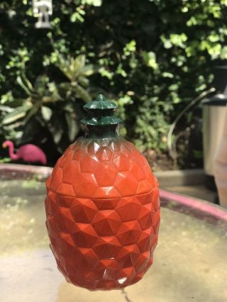 Rare Hazel Atlas Pineapple Jam And Jelly Jar Vintage