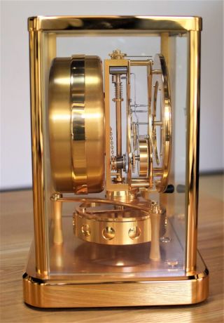 Jaeger LeCoultre Atmos Clock Classique Roman Dial Breguet Hands rare 540 4