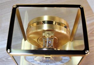 Jaeger LeCoultre Atmos Clock Classique Roman Dial Breguet Hands rare 540 5