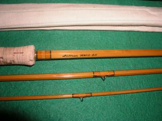 Lyle Dickerson 3ps.  1tp.  9 1/2 ft.  split bamboo fly rod serial number 962013 - SH 4