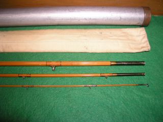 Lyle Dickerson 3ps.  1tp.  9 1/2 ft.  split bamboo fly rod serial number 962013 - SH 5