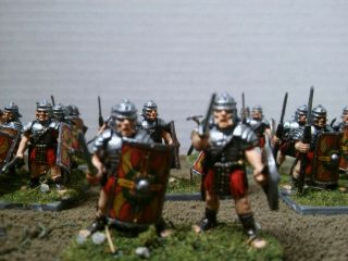 28mm Painted Miniatures Ancient Roman Soldiers For Hail Caesar 5