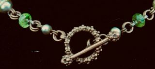 Vintage Signed Stephen Dweck Baroque Pearl Y - Neck Gemstone Necklace 10