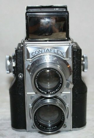 Very Rare Zeiss Ikon Contaflex Tlr Camer Sonnar 50mm 1.  5 Lens