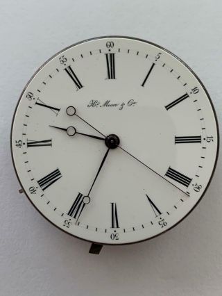 Moser 1/4 Repeater 2 - Train Jumping Independant Seconds Pocket Watch Movement