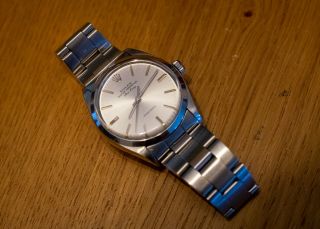 Rolex Air King 5500 Vintage Oyster Perpetual Stainless Steel Wristwatch 1979 3
