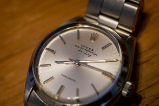 Rolex Air King 5500 Vintage Oyster Perpetual Stainless Steel Wristwatch 1979 4