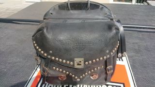 Harley saddlebag Lock Tite Panhead Knucklehead UL 45 vintage LockTite antique 12