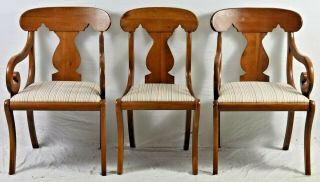 Set of 6 Henkel Harris Mahogany Regency Style Dining Chairs Williamsburg Style 2