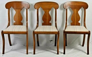 Set of 6 Henkel Harris Mahogany Regency Style Dining Chairs Williamsburg Style 3