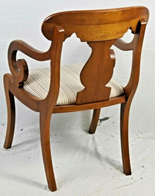 Set of 6 Henkel Harris Mahogany Regency Style Dining Chairs Williamsburg Style 7