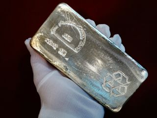 Ohio Precious Metals Opm 100 Oz Silver Bar 9995 Pure Silver Vintage & Collect.  1
