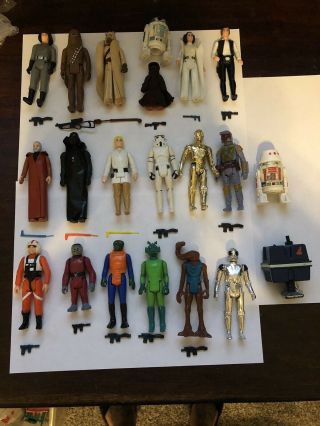 Vintage Star Wars.  First 12/77 - All Complete W/ Weapons 5