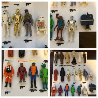 Vintage Star Wars.  First 12/77 - All Complete W/ Weapons 9