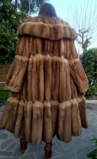 FENDI Vintage Russian SABLE Fur Sobol Zobel Coat Jacket Mink Lynx Fox Zibellino 4