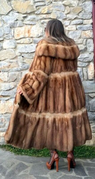 FENDI Vintage Russian SABLE Fur Sobol Zobel Coat Jacket Mink Lynx Fox Zibellino 5