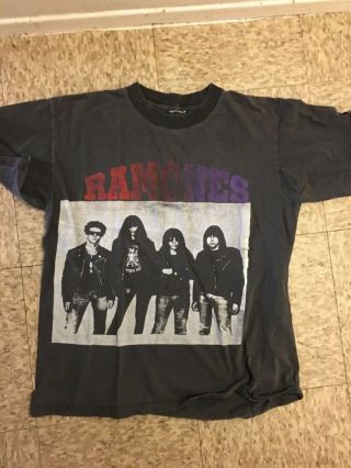 Vintage Ramones T Shirt 1992 Concert Shirt Size Medium Rare