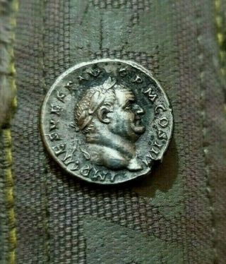Rome Ancient Silver Denarius Titus 79 - 81 Ad