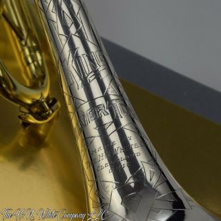 Vintage King H.  N.  White Silver Tone Liberty Trumpet Professional