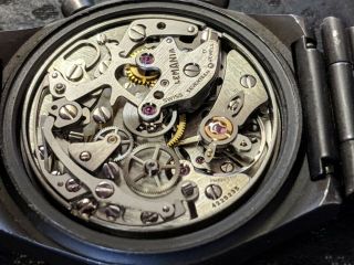 Vintage Porsche Design 17 jewels Lemania Chronograph Watch 11