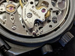 Vintage Porsche Design 17 jewels Lemania Chronograph Watch 12