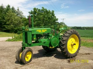 38 John Deere Unstyled G Antique Tractor Runs A B H D M