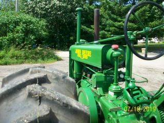38 John Deere Unstyled G Antique Tractor Runs a b h d m 6