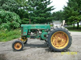 1957 John Deere 720 Gas Antique Tractor Wide Front 3 Point Hitch a b 10