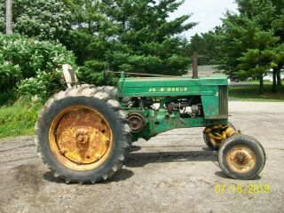 1957 John Deere 720 Gas Antique Tractor Wide Front 3 Point Hitch a b 3